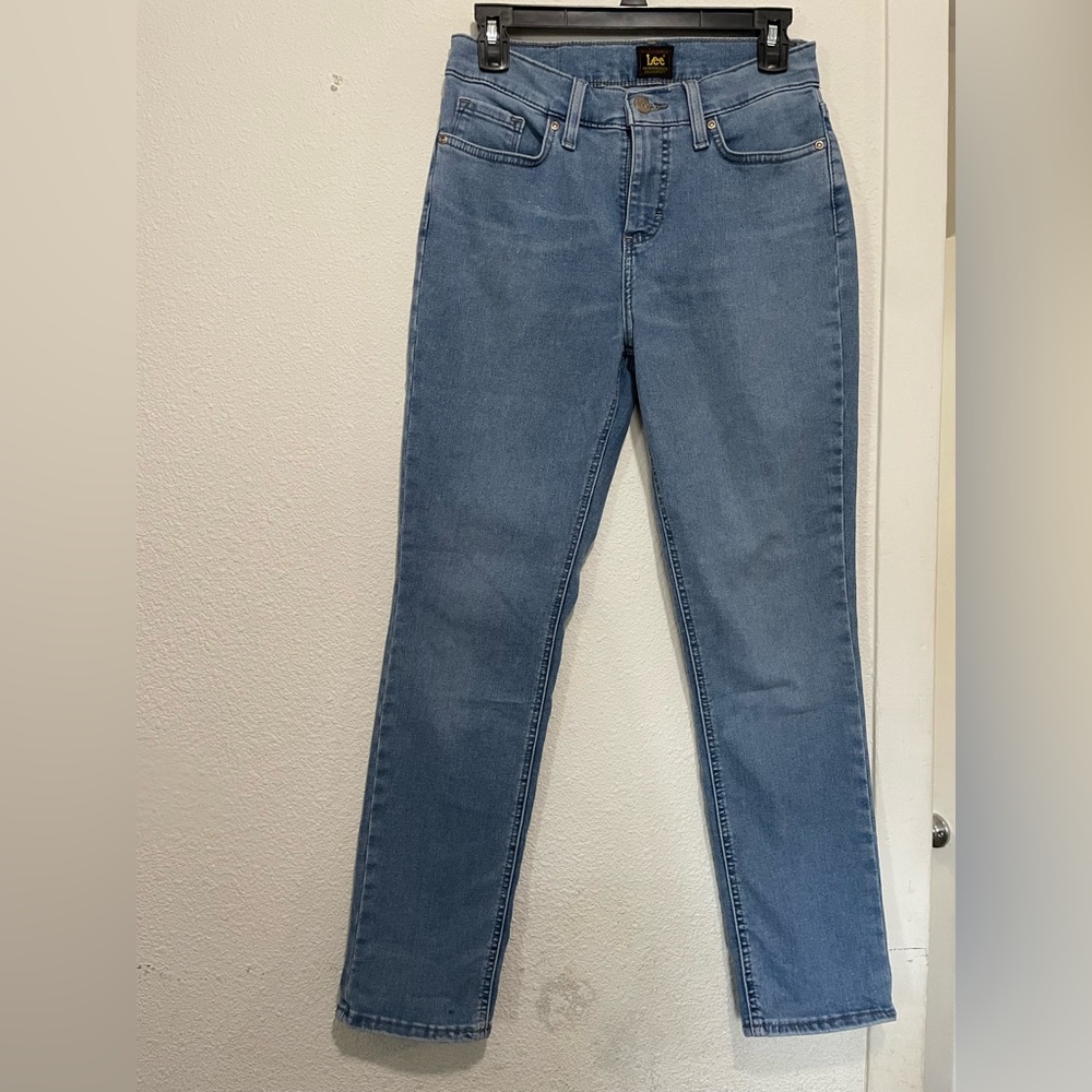 Lee Women's Straight Leg Blue Jeans